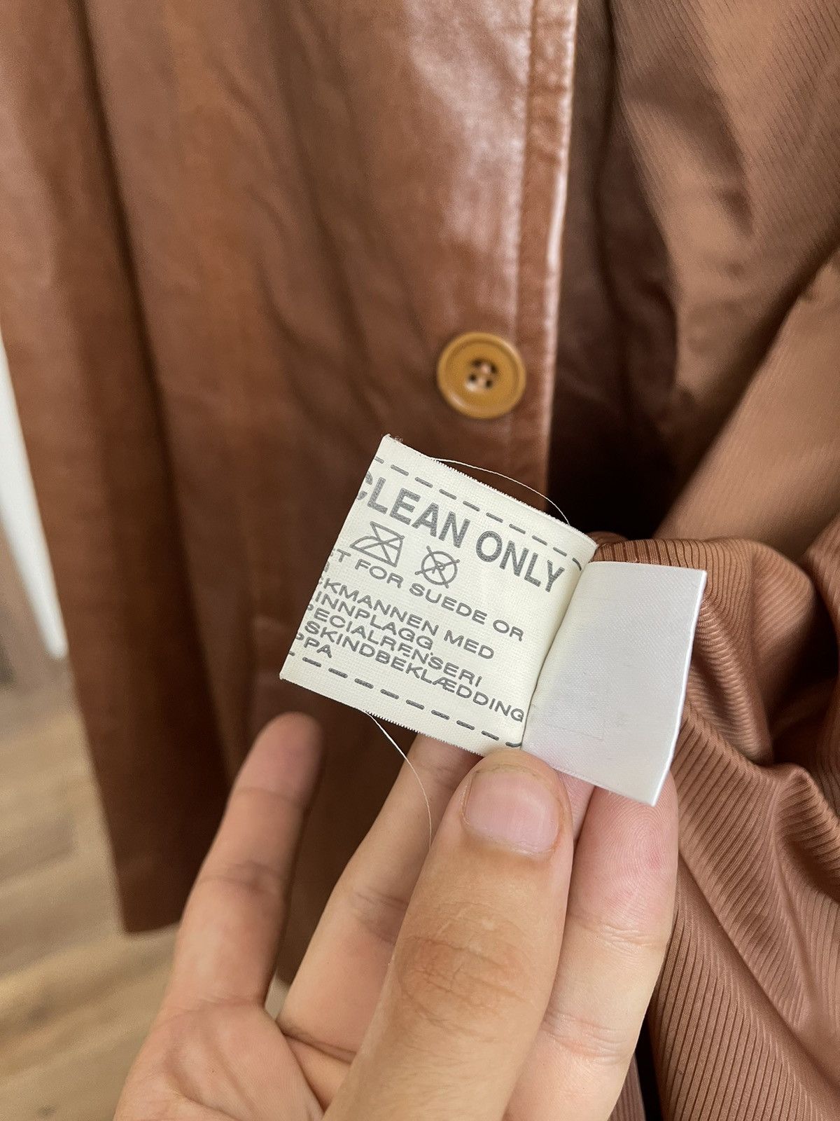 Yohji Yamamoto A.A.R Yohji Yamamoto Vintage Leather Coat Jacket 90s Size US L / EU 52-54 / 3 - 10 Thumbnail