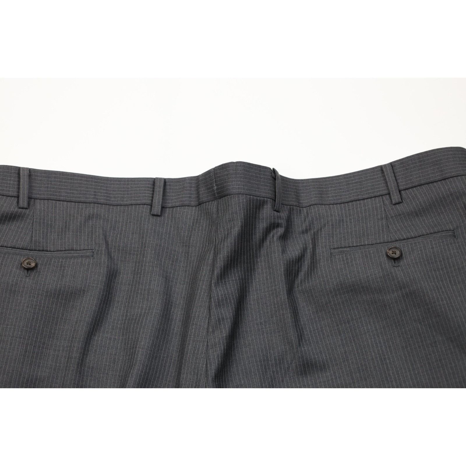Ralph Lauren Ralph Lauren 2 Piece Wool Pinstriped Suit Wedding Size 48R - 19 Thumbnail
