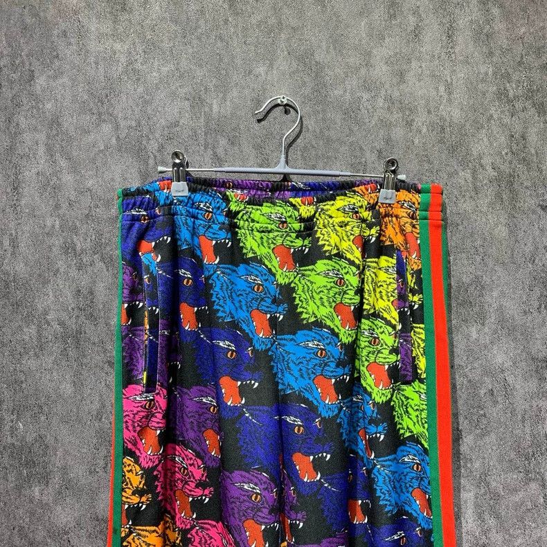 Gucci Gucci Size S Rainbow wolf-headed sweatpants 2501-Nextarrow Size US 30 / EU 46 - 5 Thumbnail