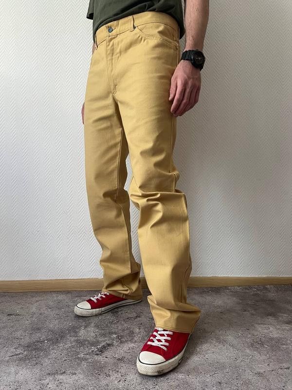 Carrera × Vintage Vintage Carrera Yellow Cotton Straight Pants Size 38x35 Size US 38 / EU 54 - 8 Thumbnail