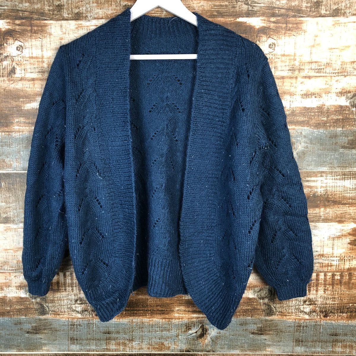 Japanese Brand Japanese Brand Blue Cardigan Knitwear #A1597 Size US M / EU 48-50 / 2 - 3 Thumbnail