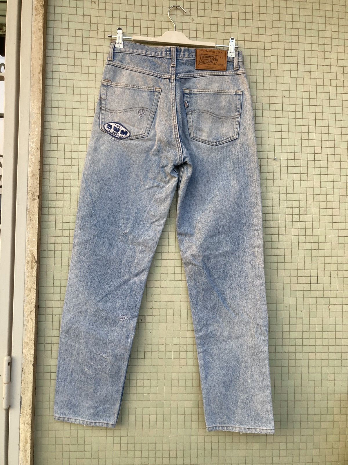 Enrico Coveri Blue Enrico Cover 80s denim jeans Size US 31 - 8 Thumbnail
