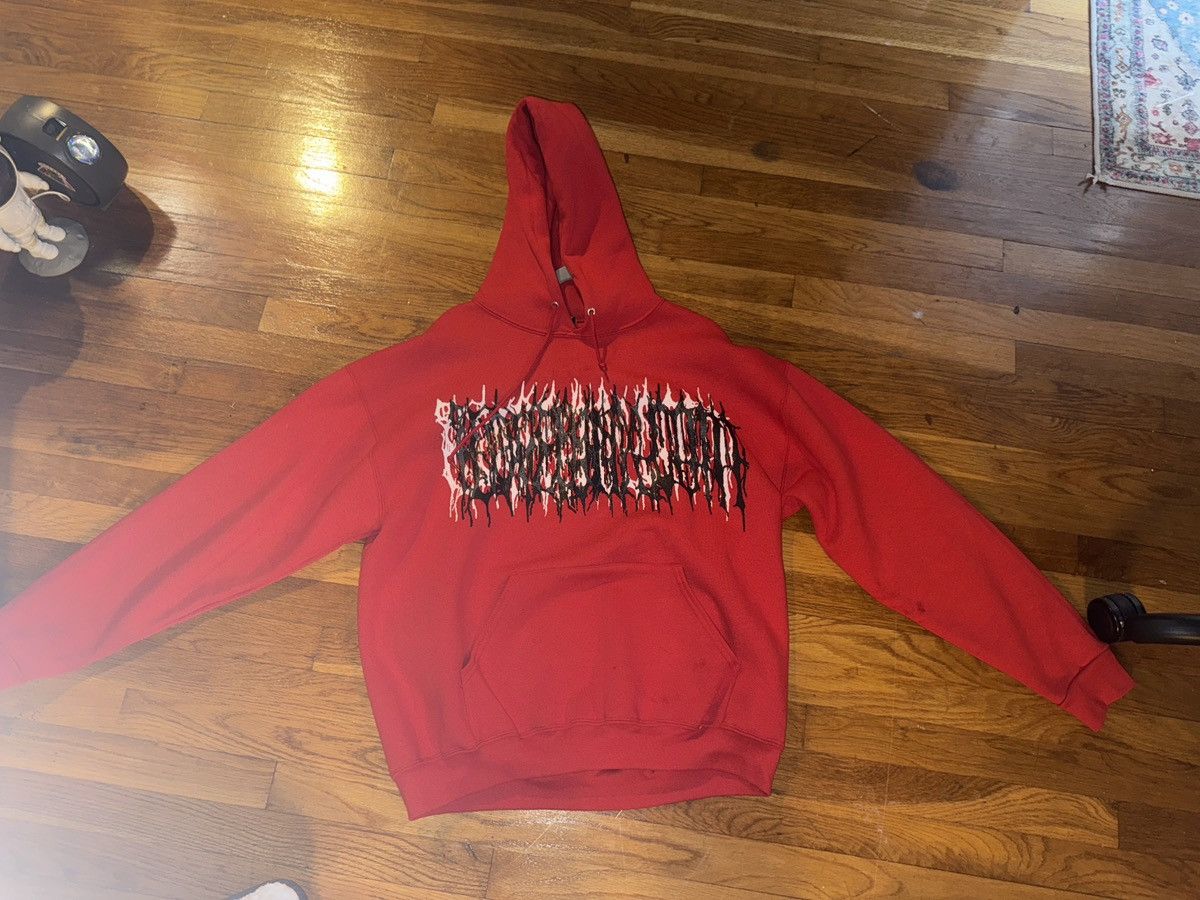 Other × Vintage 1 of 1 ilovepunx.com “Murder Red” hoodie Size US L / EU 52-54 / 3 - 1 Thumbnail