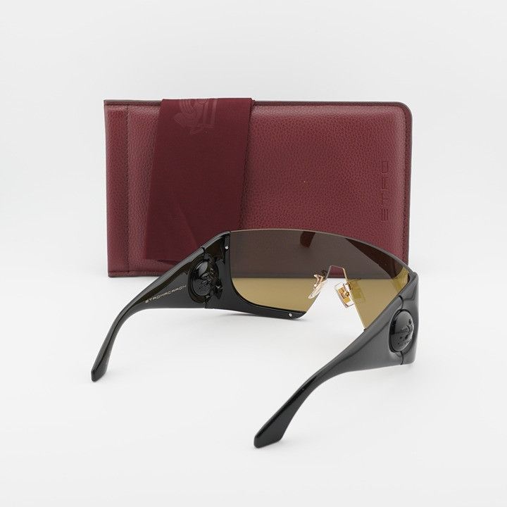 Etro Etro ETROMACARON 0807 70 Sunglasses Black Shield Frame Size ONE SIZE - 12 Thumbnail