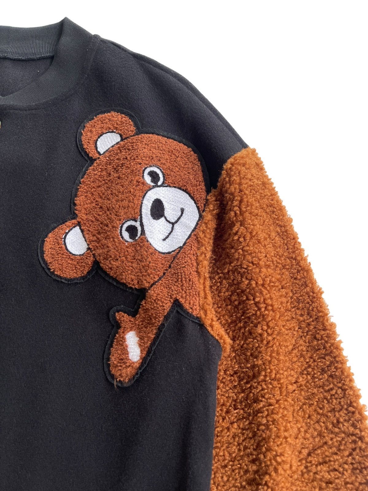 Shein Shein Men Flocking Bear Varsity Jacket Size US L / EU 52-54 / 3 - 6 Thumbnail