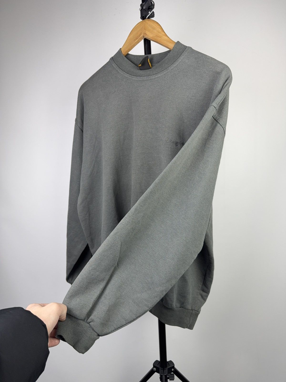 Wrangler 90s Wrangler Authentic Western Embroidered Logo Crewneck Size US L / EU 52-54 / 3 - 8 Thumbnail