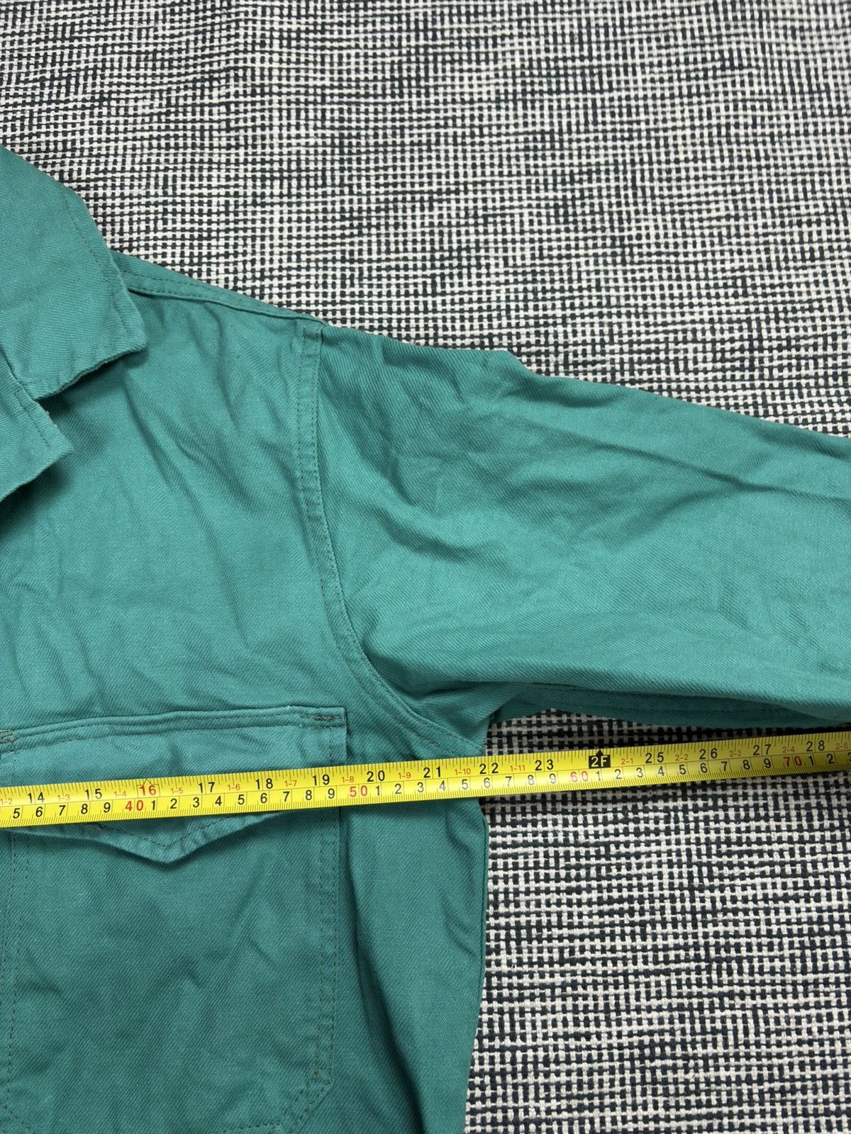 Le Laboureur 60s/70s German light green work cyclist jacket sanfor Size US S / EU 44-46 / 1 - 7 Thumbnail