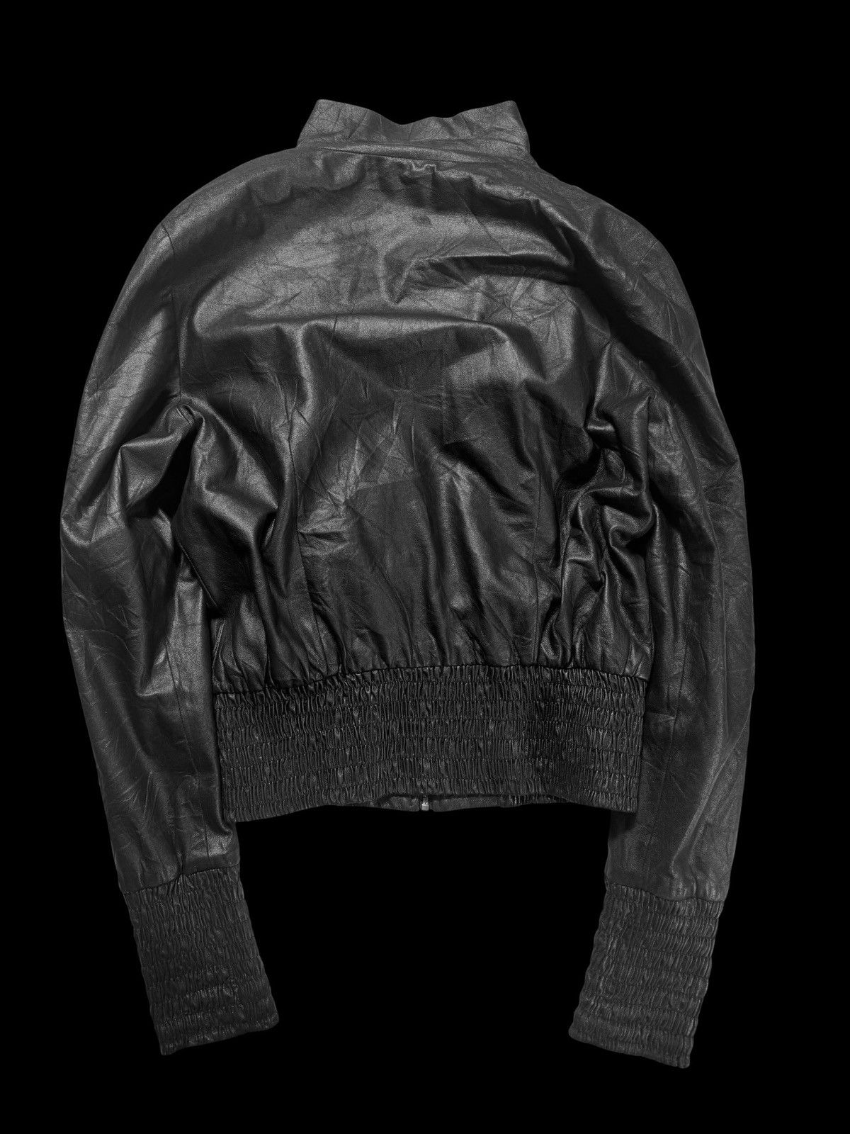 Other Avant Garde Gothic Voctorian Leather Jacket Bomber Skinny Size S / US 4 / IT 40 - 4 Thumbnail