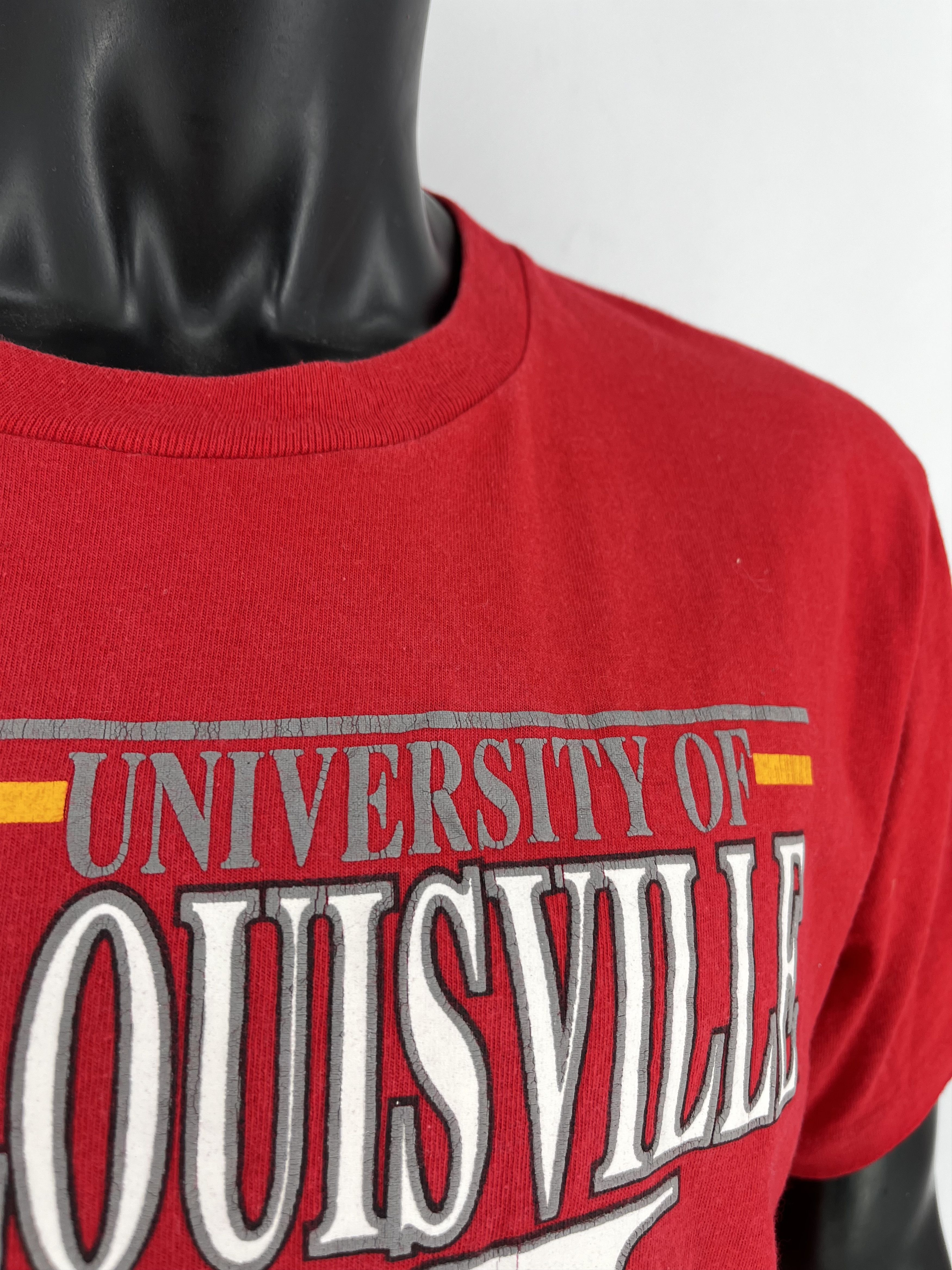 Japanese Brand Vintage Y2K Louisville Fighting Cardinals t-shirts Size US XL / EU 56 / 4 - 7 Thumbnail