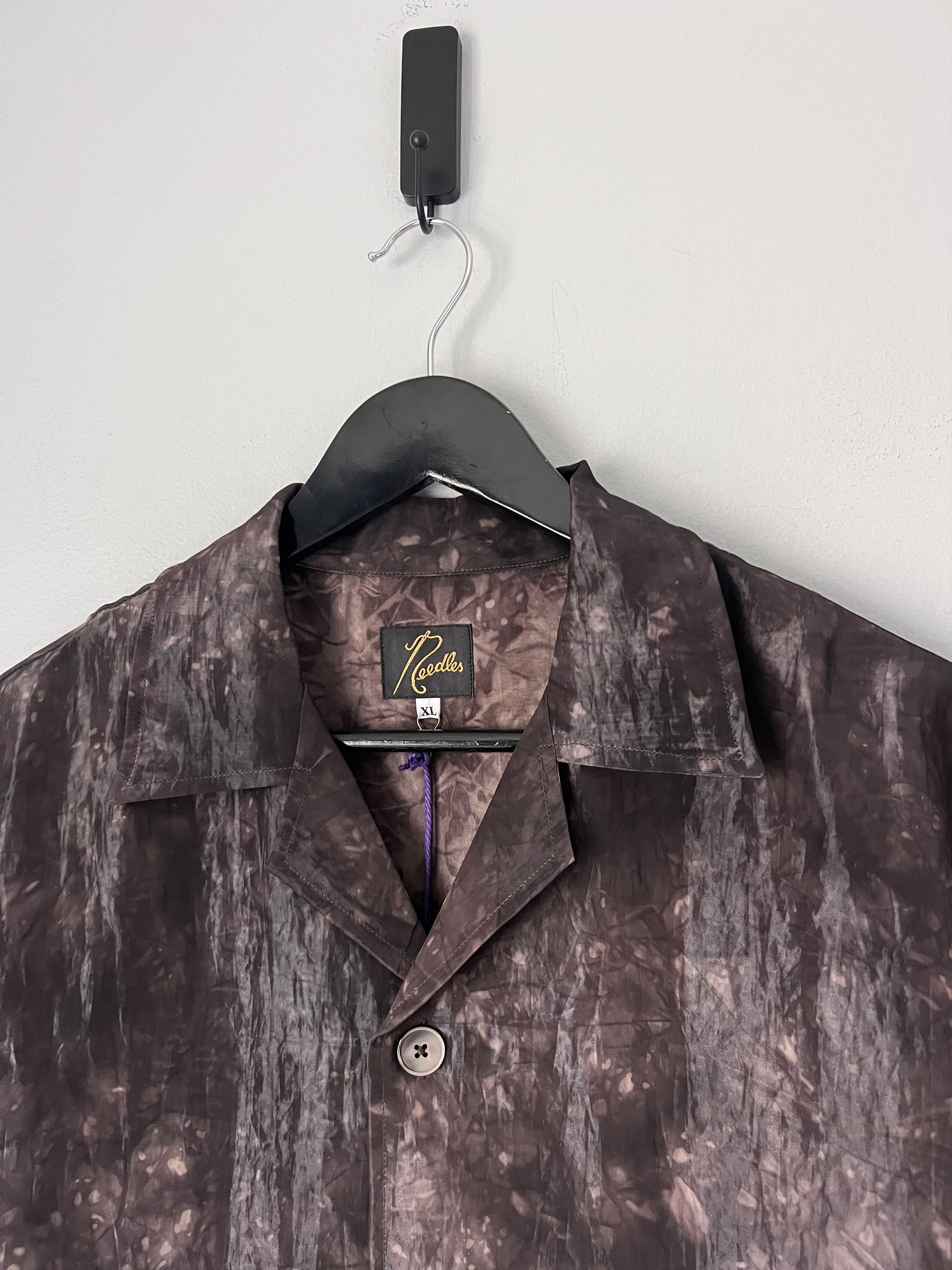 Needles Needles Uneven Dye Cabana Shirt in Brown Size US XL / EU 56 / 4 - 2 Thumbnail