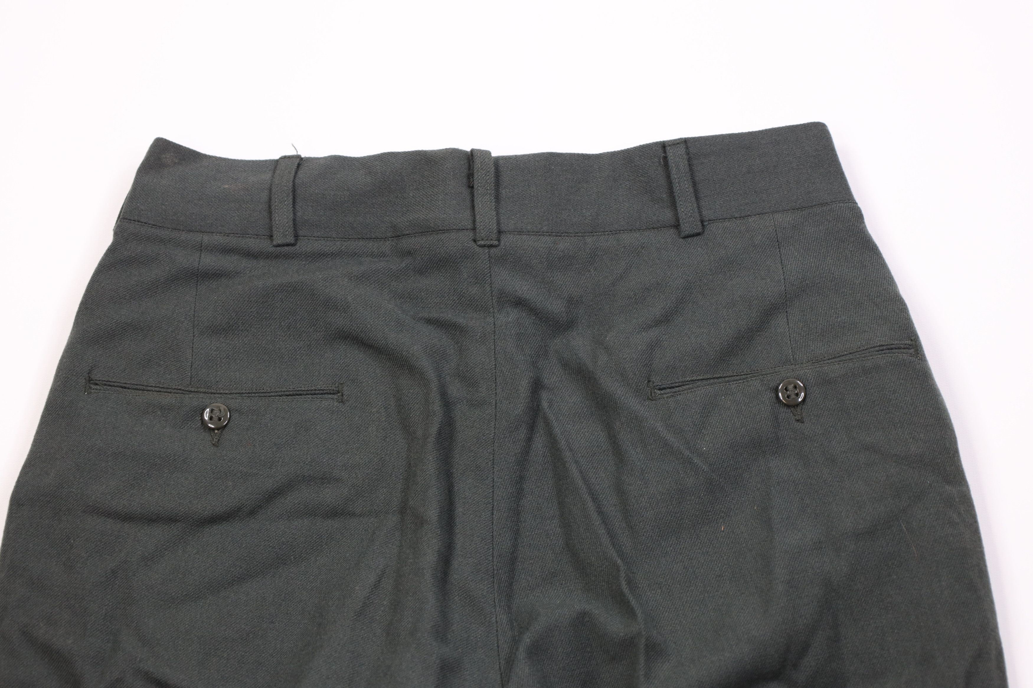 Vintage Vintage 50s Korean War Army Green 44 Wide Leg Pants USA USGI Size US 31 - 13 Thumbnail
