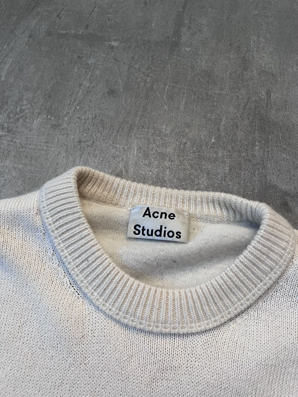 Acne Studios Acne Studios A/W 18 wool beige sweater Size US M / EU 48-50 / 2 - 5 Thumbnail