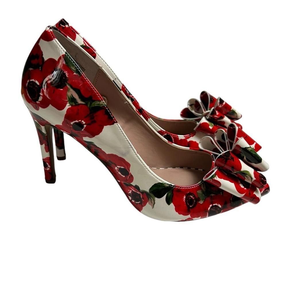 Designer Betsy Johnson l Fruit Floral Patent Pumps Size 6 Size US 6 / IT 36 - 2 Thumbnail