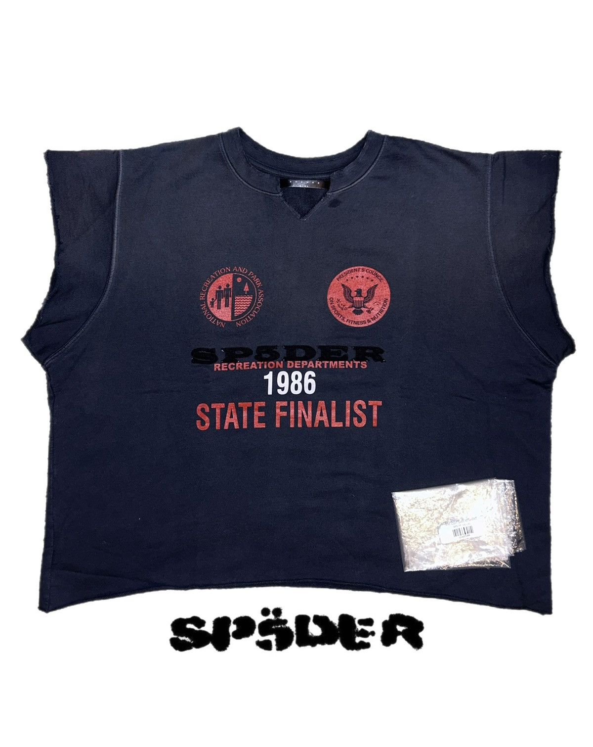 Sp5der × Young Thug RARE Sp5der Worldwide Cut Sewshirt Season 2022 Size US L / EU 52-54 / 3 - 2 Thumbnail
