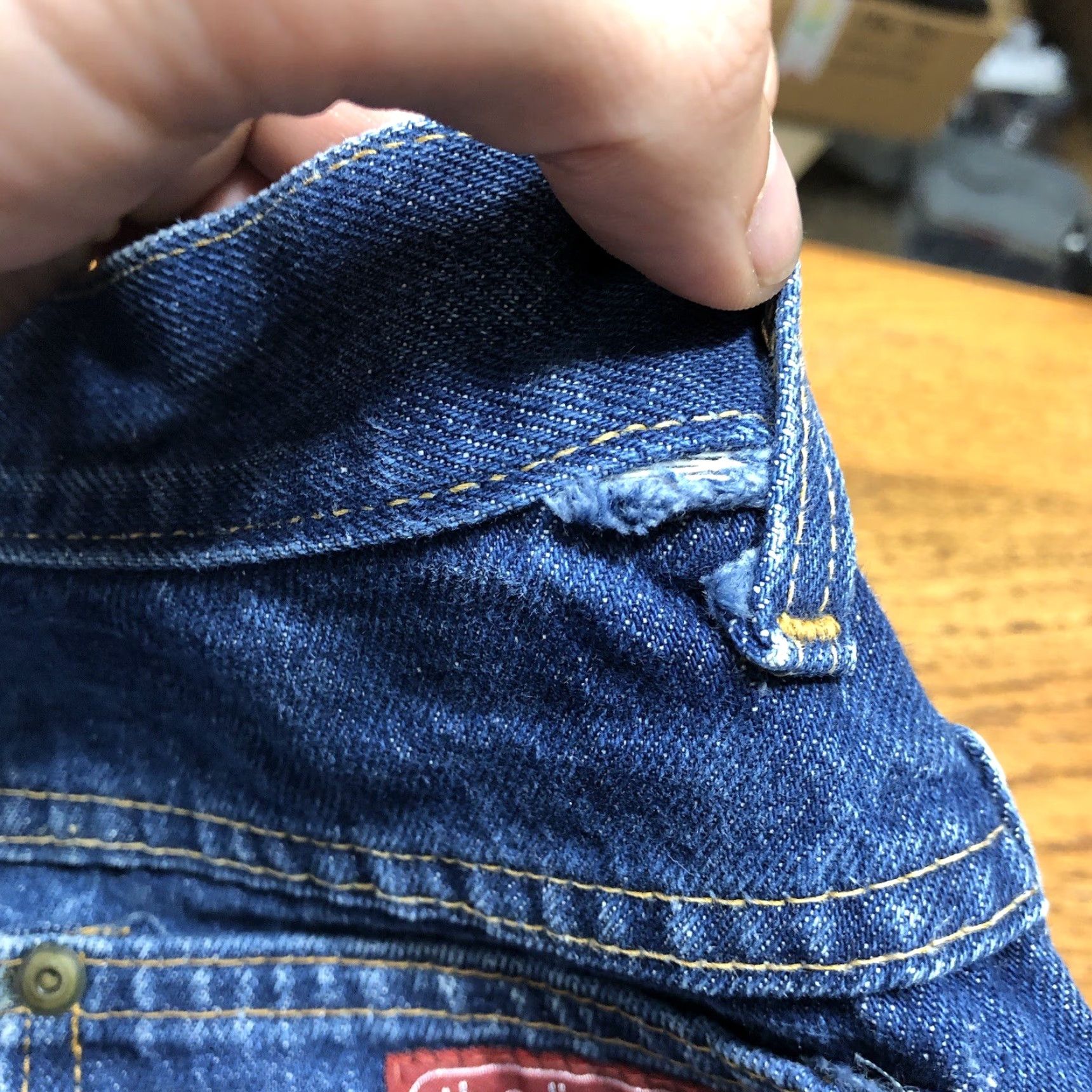 Vintage Vtg The Limited Jeans Women 14 Blue High Rise 5-Pocket Denim USA Talon Zipper Vintage 90s USA Mens? Size 36" / US 14 / IT 50 - 5 Thumbnail