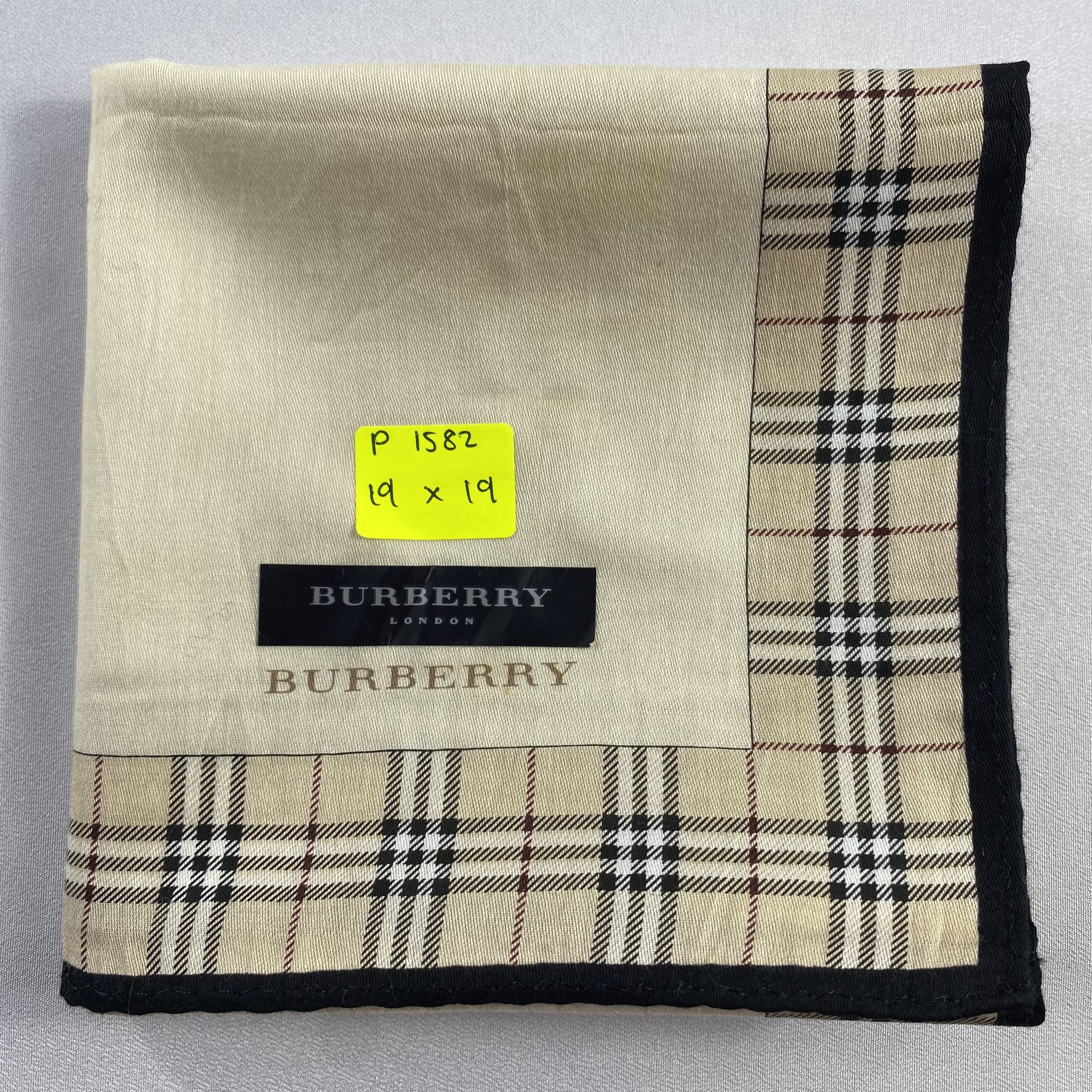 Burberry × Vintage Burberry Handkerchief / Neckerchief / Bandana-P1582 Size ONE SIZE - 6 Thumbnail