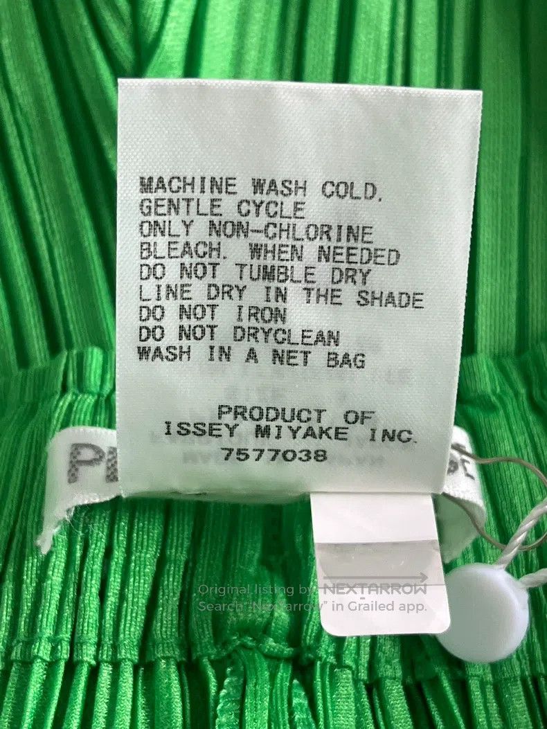 Issey Miyake Issey Miyake size:5 Green Shorts Size 23" - 4 Thumbnail