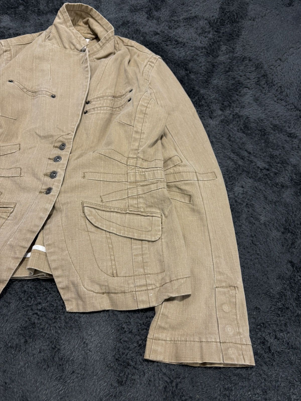 Hysteric Glamour × Undercover 00s Napoleon Military Jacket Coat YSL PPFM Balmain Vibe Size L / US 10 / IT 46 - 3 Thumbnail