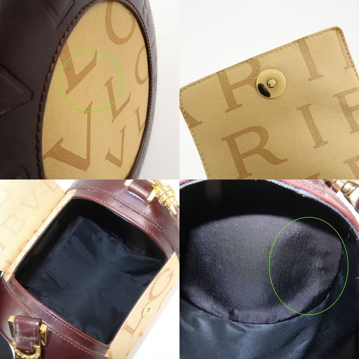 Bvlgari Bvlgari B-zero1 Drum Canvas Shoulder Bag Brown Size ONE SIZE - 7 Thumbnail