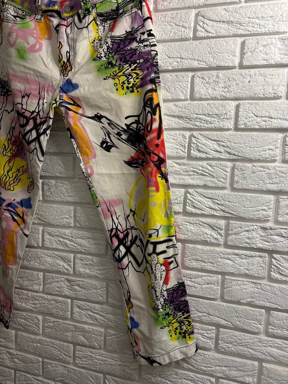 Jaded London Jaded London denim graffiti print suit Jacket Pants Y2K Size US XS / EU 42 / 0 - 7 Thumbnail
