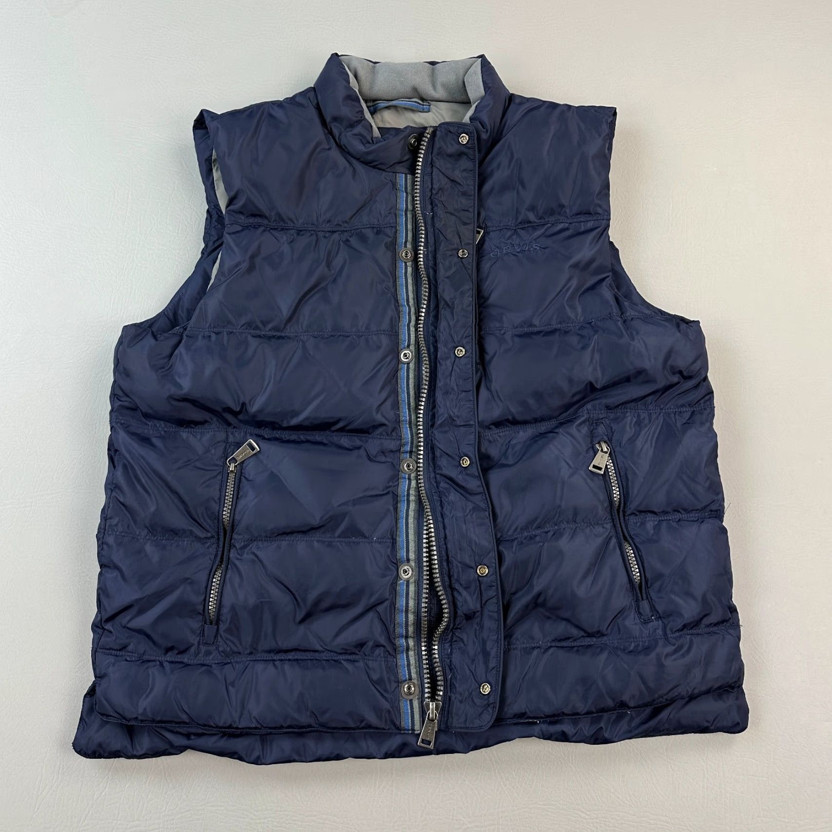 Orvis Orvis Essex Vest Mens Large Navy Full Zip Snap Duck Down Quilted Puffer Outdoor Size US L / EU 52-54 / 3 - 2 Thumbnail