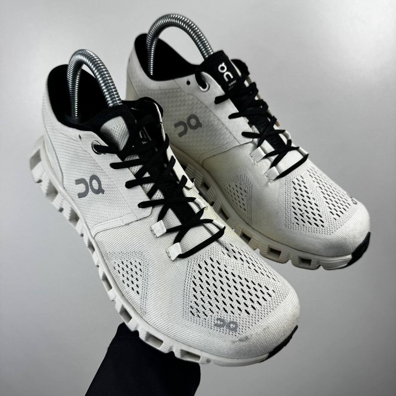 On On Cloud X Running Shoes White Black Womens US 7.5 | Grailed