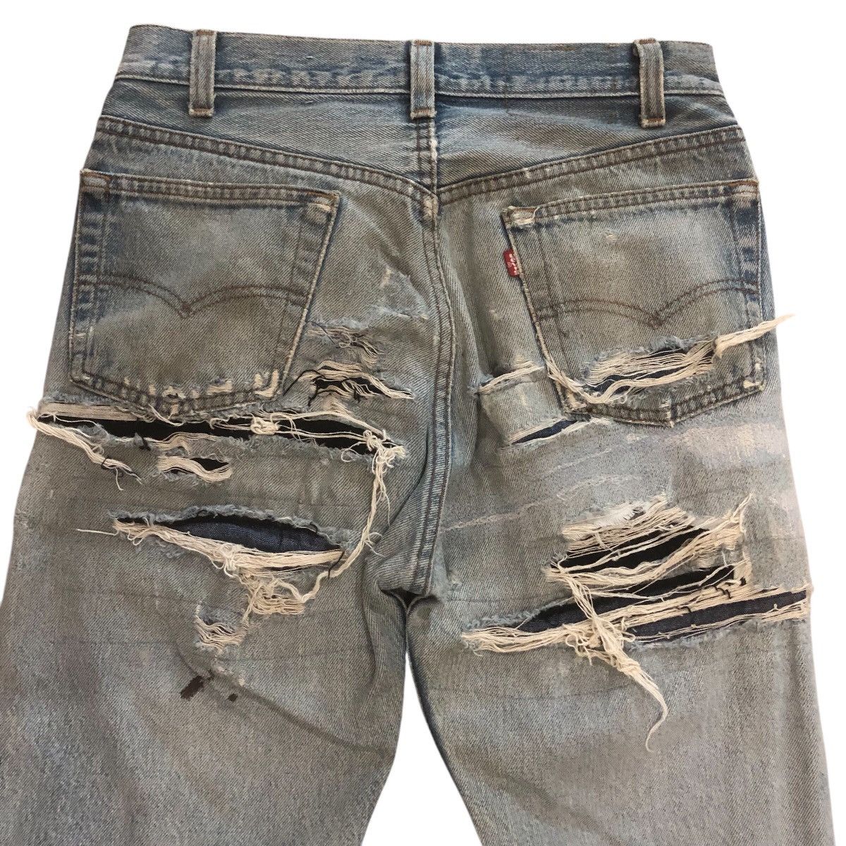 Levi's × Vintage 501 Button 552 Distress Denim Pants Size US 28 / EU 44 - 5 Thumbnail