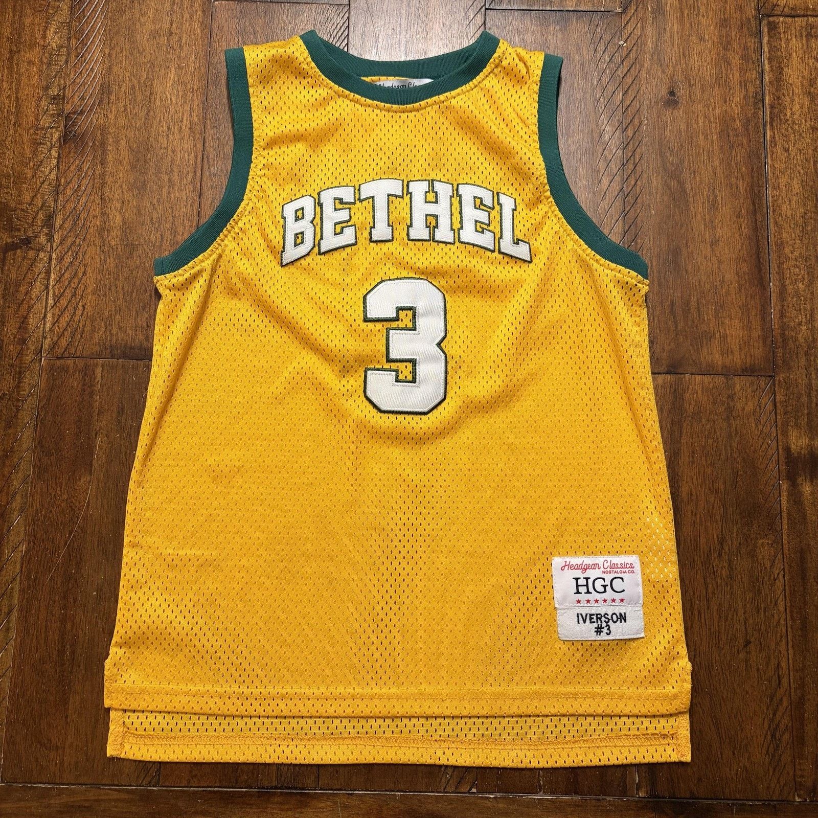 Vintage Bethel Jersey Youth M Headgear Classics Iverson 3 Boys Size M / US 6-8 / IT 42-44 - 2 Thumbnail