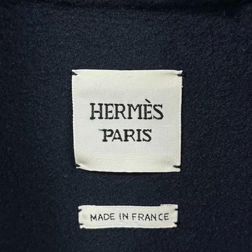 Hermes HERMES Cashmere & Leather Zip-Up Jacket Size M / US 6-8 / IT 42-44 - 5 Thumbnail