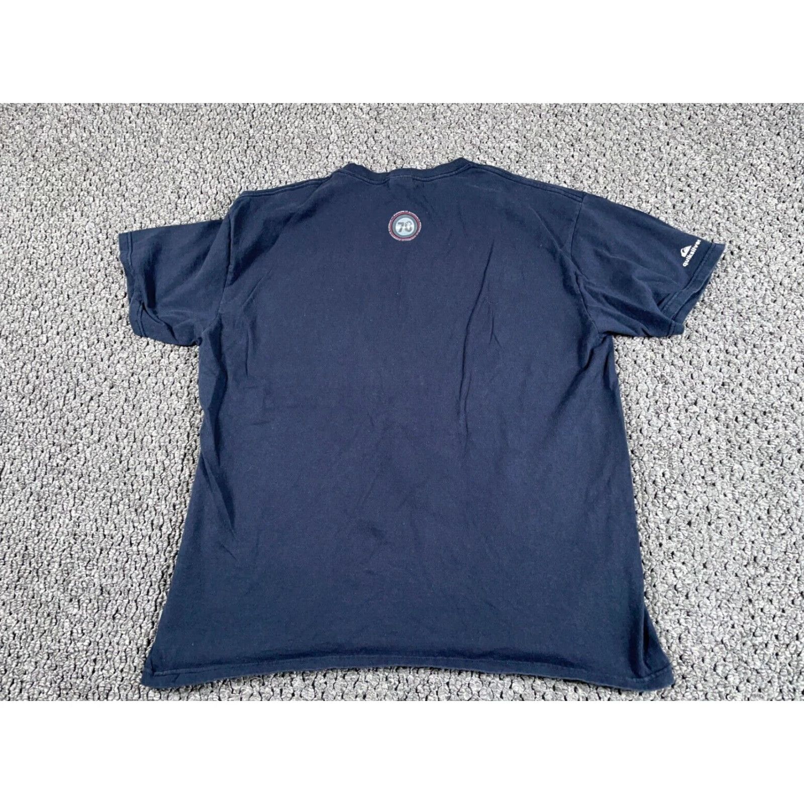 Quiksilver VINTAGE Quiksilver Logo Print T-Shirt Adult XL Dark Blue Skater Surf 2000s Mens Size US XL / EU 56 / 4 - 2 Thumbnail