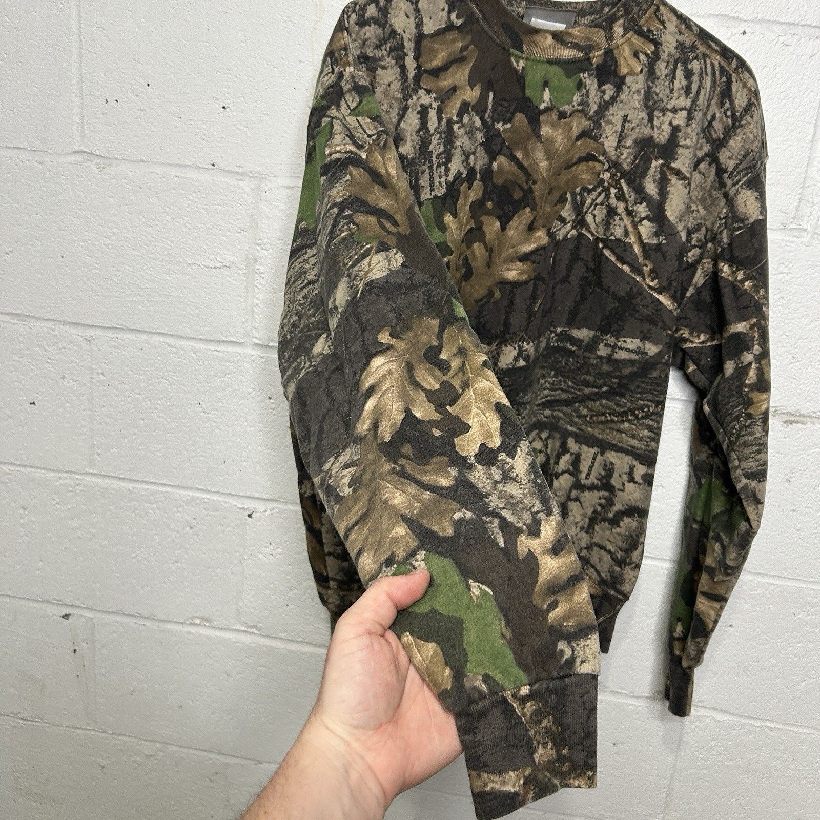 Jerzees Vintage Jerzees Outdoor Mossy Oak Camo Crewneck Sweatshirt Size US M / EU 48-50 / 2 - 5 Thumbnail