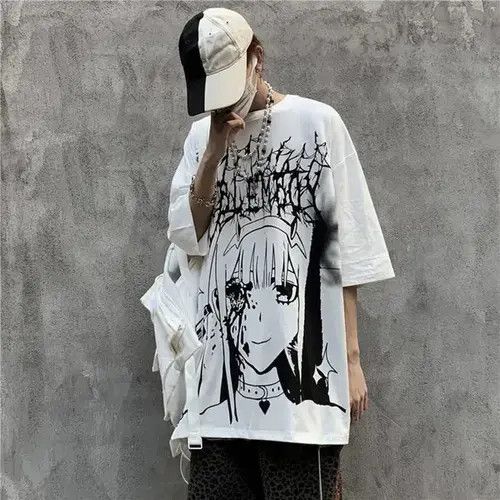 VIBE Gothic Anime T Shirt Size US XL / EU 56 / 4 - 3 Thumbnail