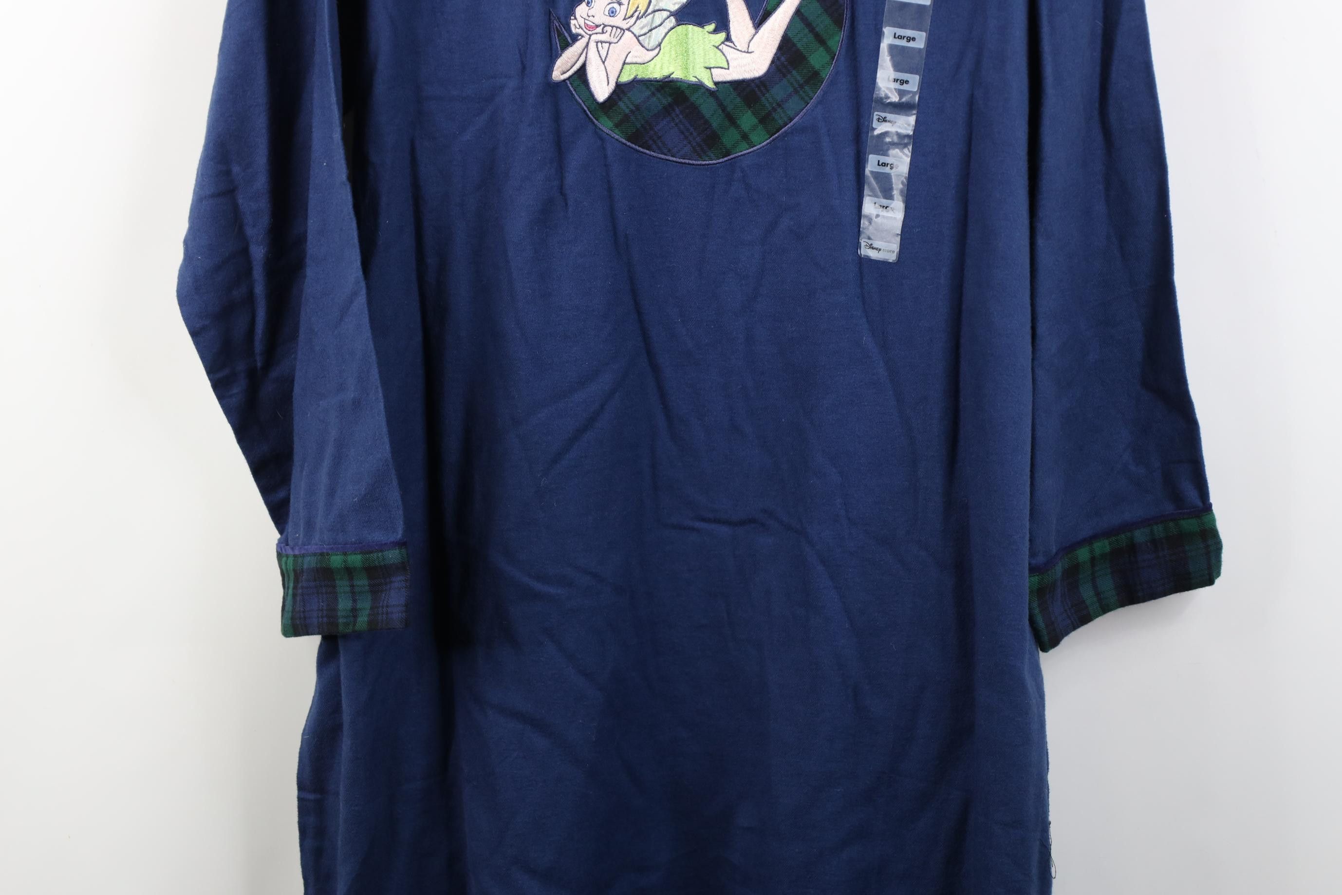 Disney Deadstock Vintage 90s Disney Peter Pan Flannel Night Shirt Size L / US 10 / IT 46 - 3 Thumbnail