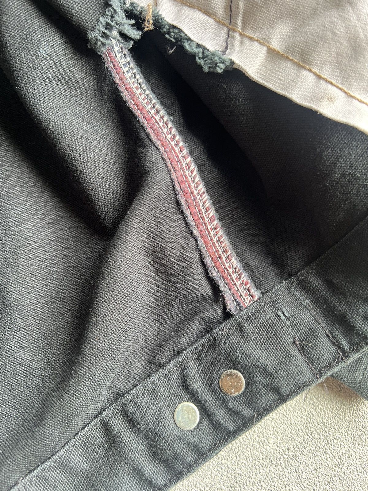 Carhartt × Carhartt Wip × Vintage Carhartt Detroit Jacket Black Size US L / EU 52-54 / 3 - 8 Thumbnail