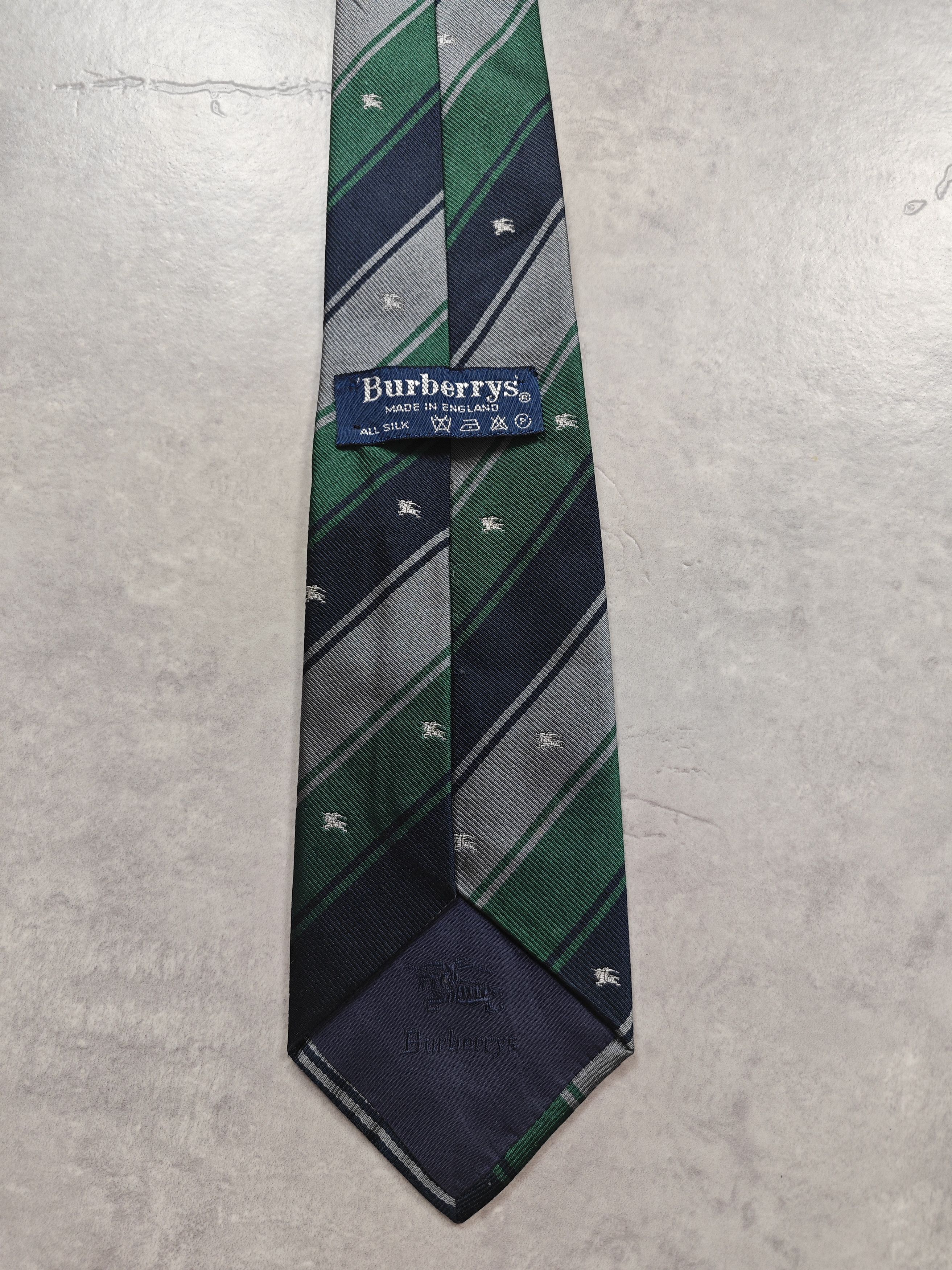 Burberry Burberry Vintage Silk Tie Size ONE SIZE - 3 Thumbnail
