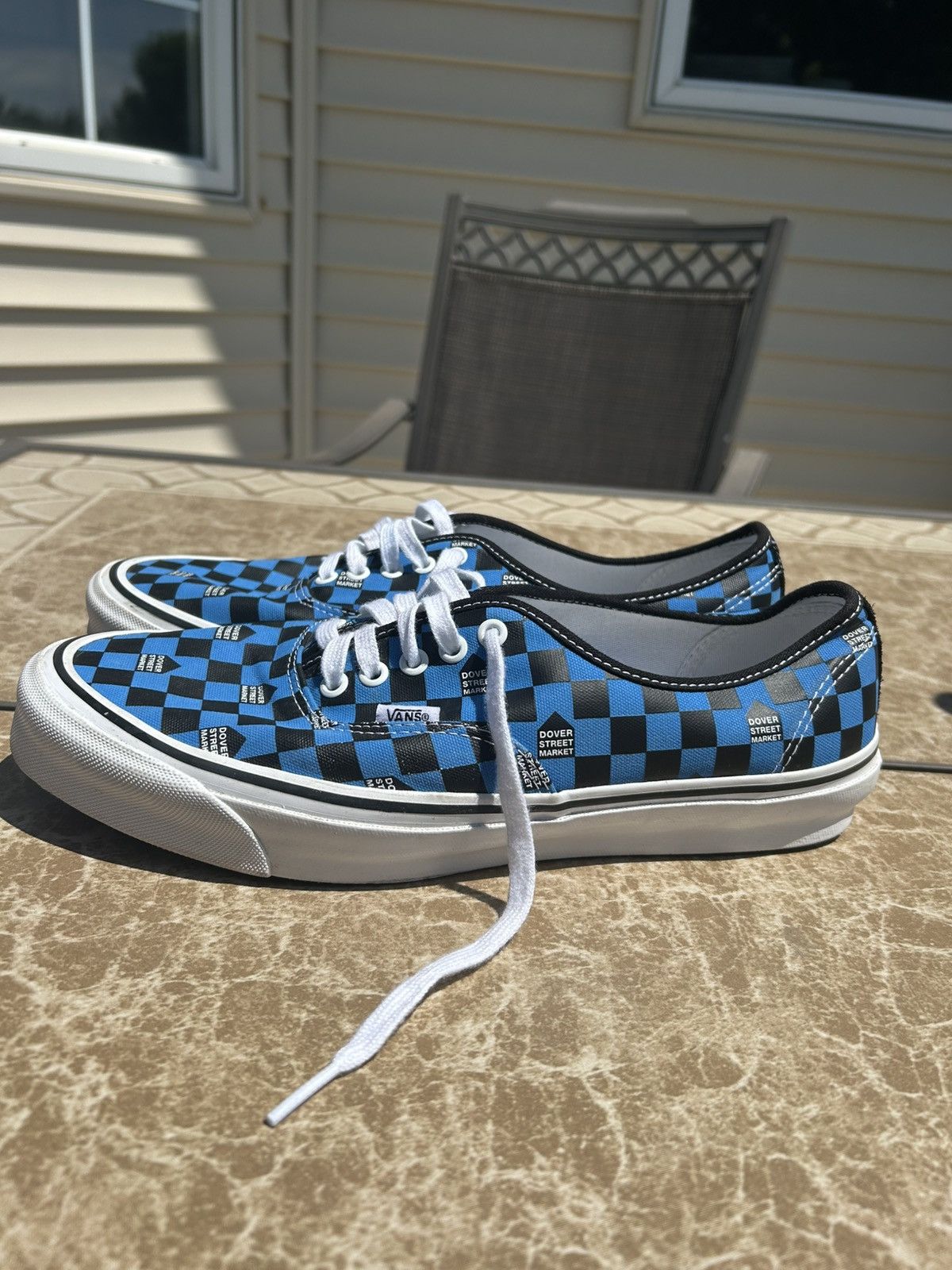 Dover Street Market × Vans VANS Dover Street Market x OG Authentic LX DSM Checkerboard Size US 12 / EU 45 - 3 Thumbnail