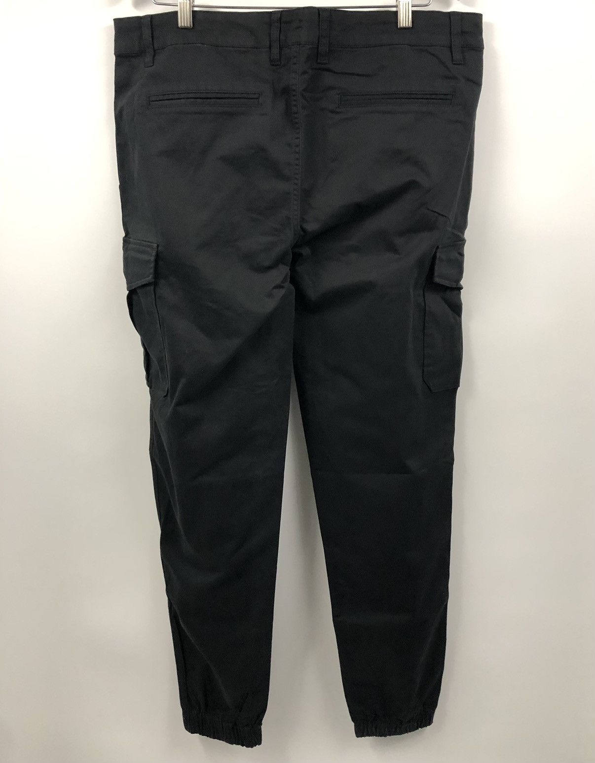 Other American Tall Tapered Stretch Cotton Black Jogger Pants Size US 38 / EU 54 - 2 Thumbnail