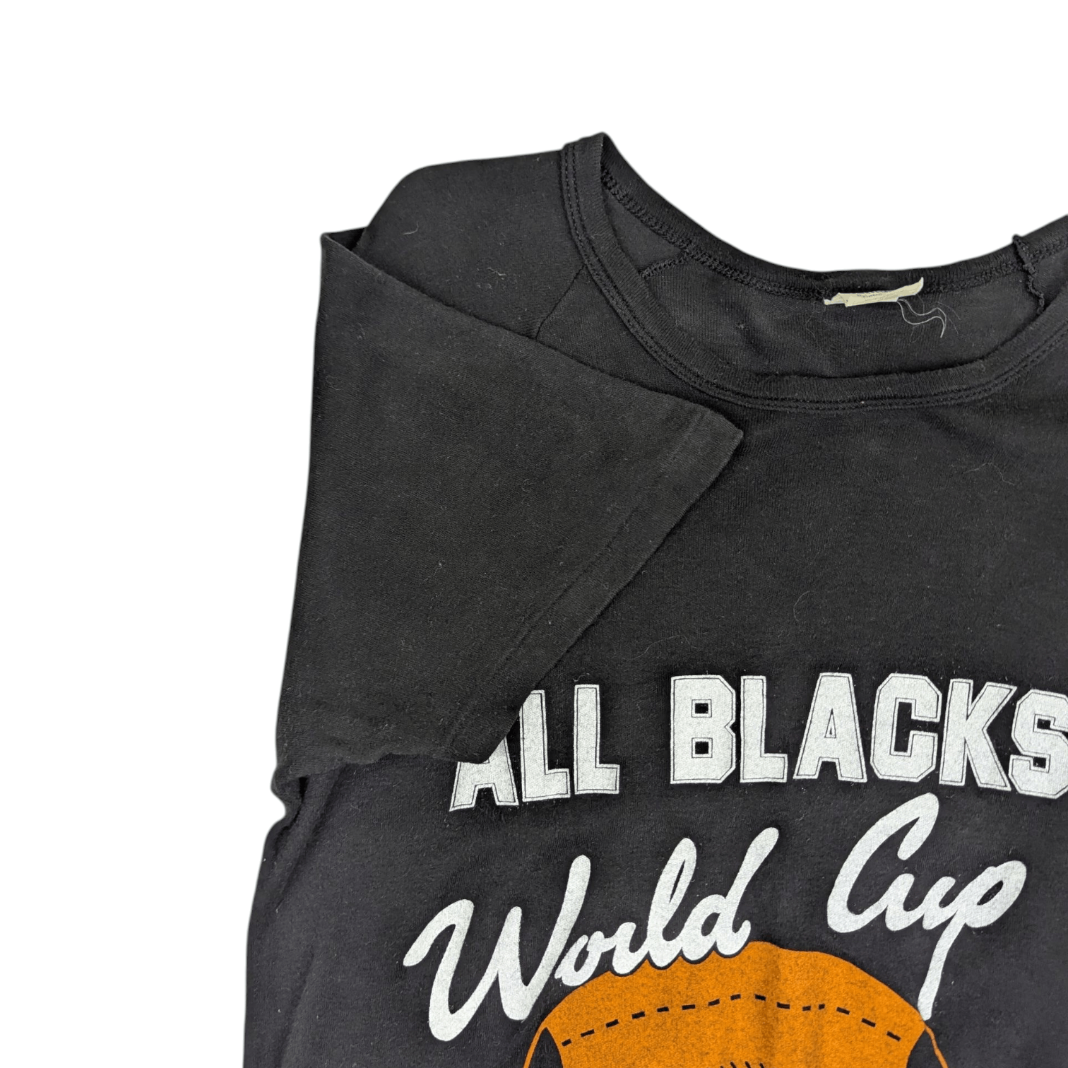 All Blacks 90's NEW ZEALAND All Blacks Rugby World Cup Champion T-Shirt Size S / US 4 / IT 40 - 6 Thumbnail
