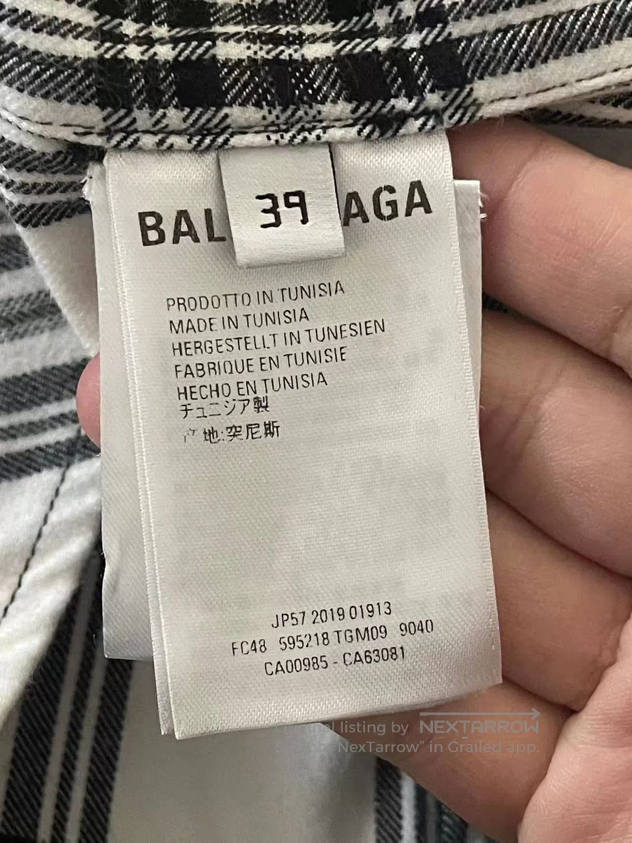 Balenciaga balenciaga wool mock layered shirt. Size US M / EU 48-50 / 2 - 4 Thumbnail