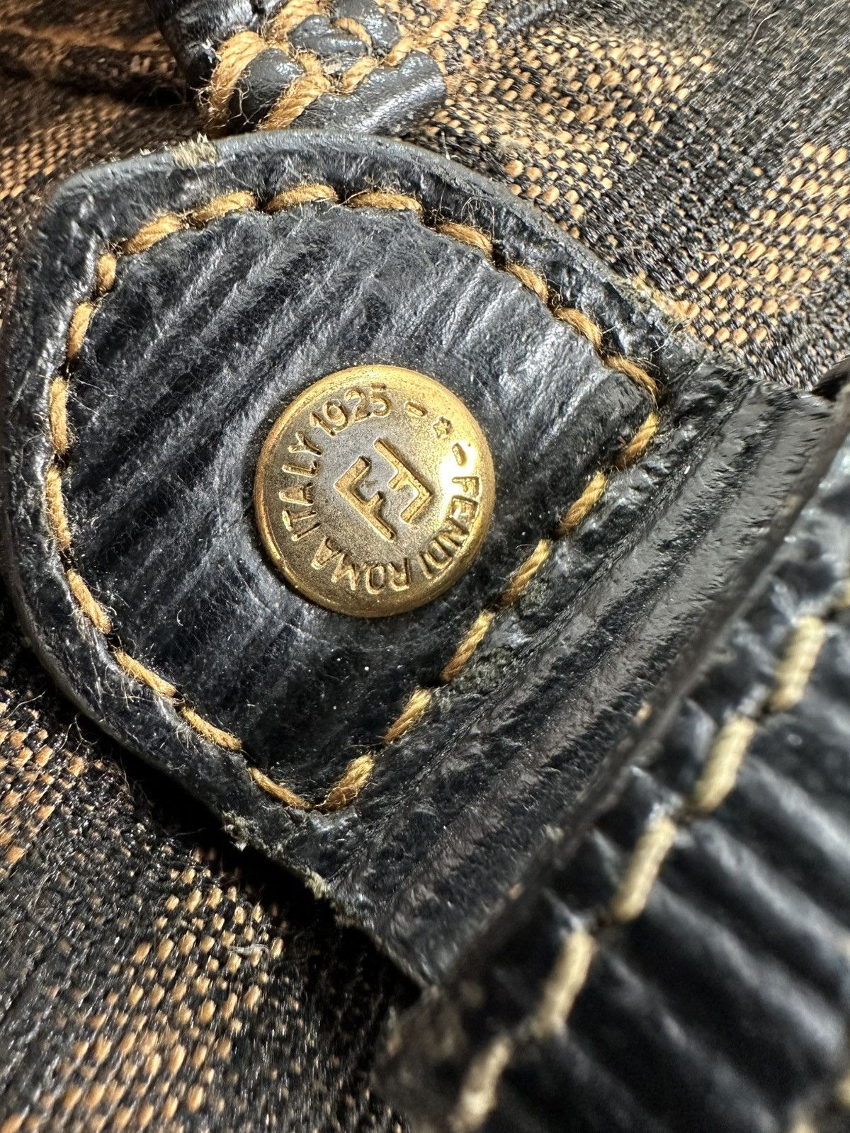 Fendi FENDI Brown Zucca Canvas Backpack Size ONE SIZE - 15 Thumbnail