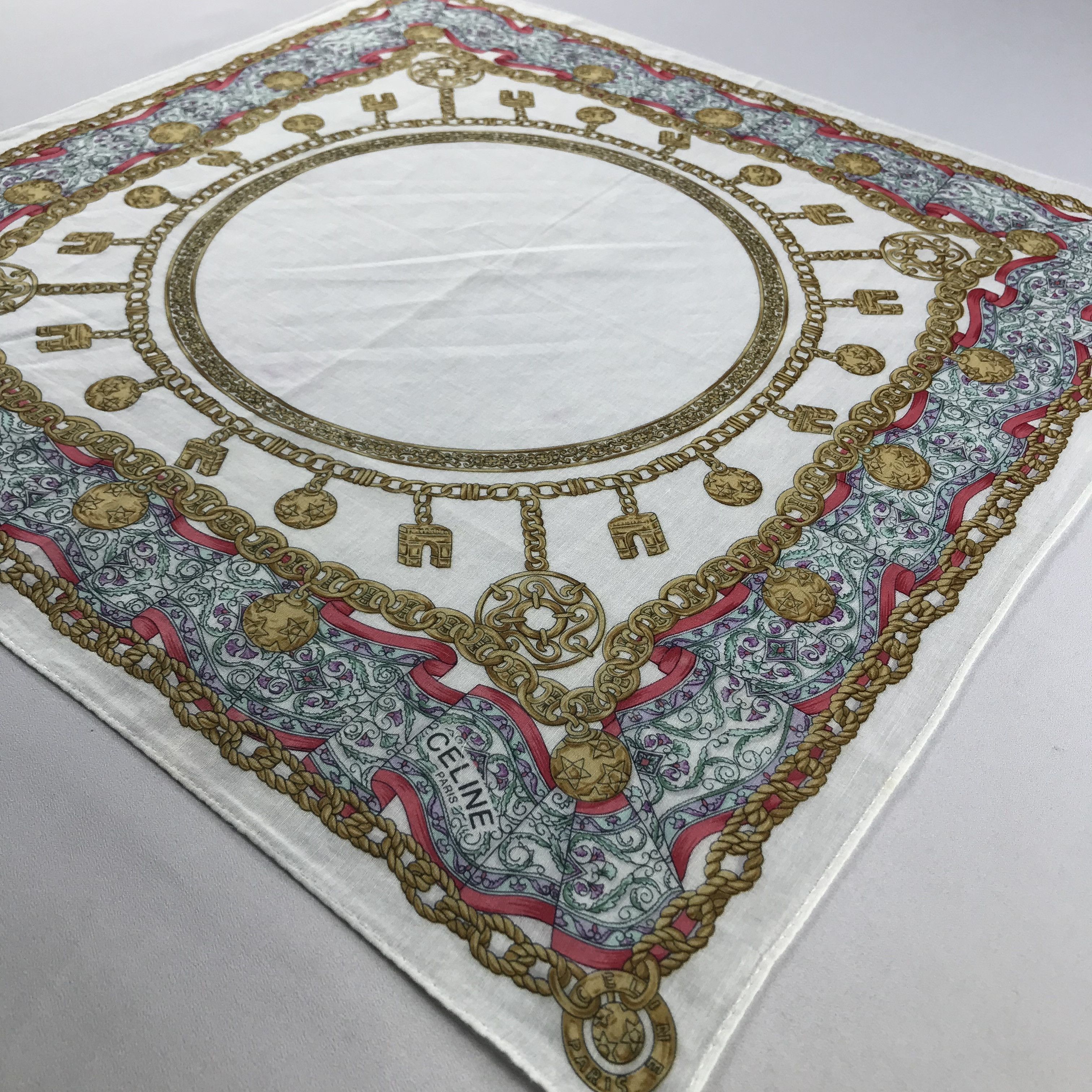 Celine Celine Handkerchief / Bandana / Neckerchief C714 Size ONE SIZE - 4 Thumbnail