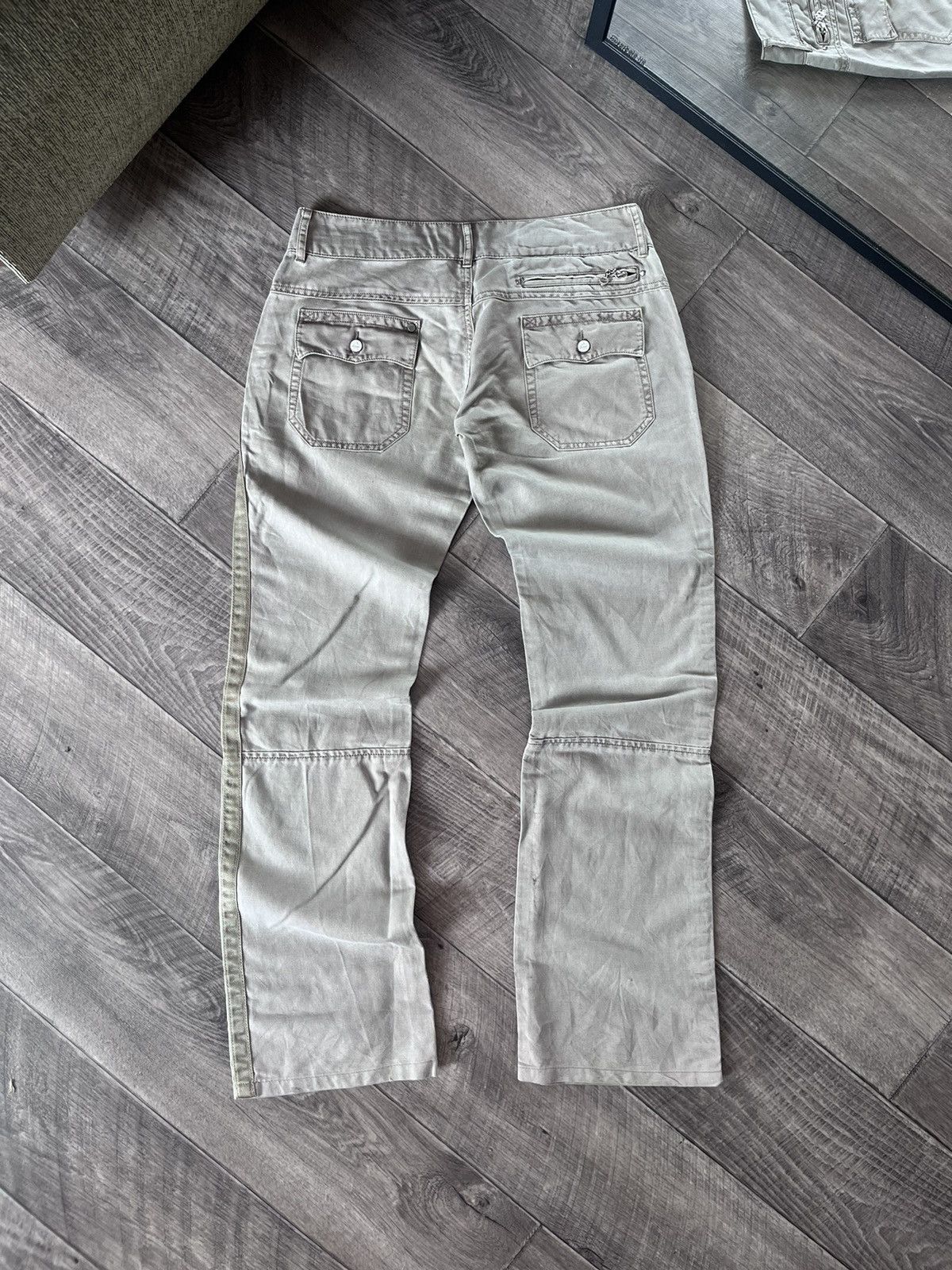Diesel Y2K Vintage Diesel Aviation Linen Pants Size 28 Size 28" / US 6 / IT 42 - 2 Thumbnail