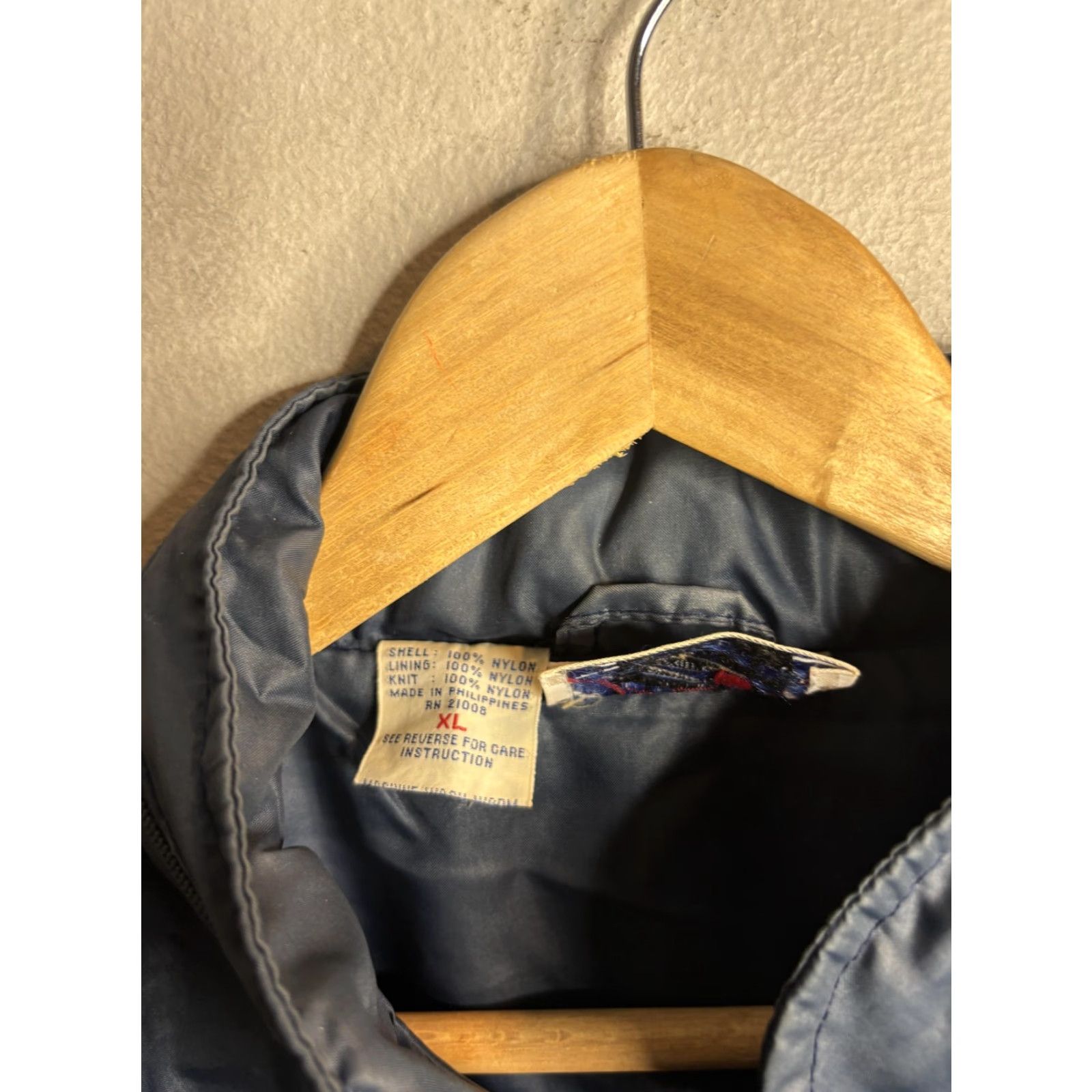Lacoste Lacoste Jacket XL Blue Nylon Full Zip Windbreaker Mens with Logo Casual Windbreaker Size US XL / EU 56 / 4 - 3 Thumbnail