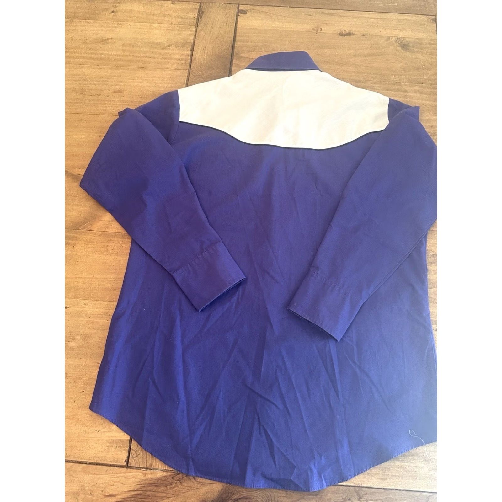 Vintage VINTAGE Pearl Diamond Shirt Mens LG Purple Pearl Snap Western Rodeo Men Size US L / EU 52-54 / 3 - 6 Thumbnail