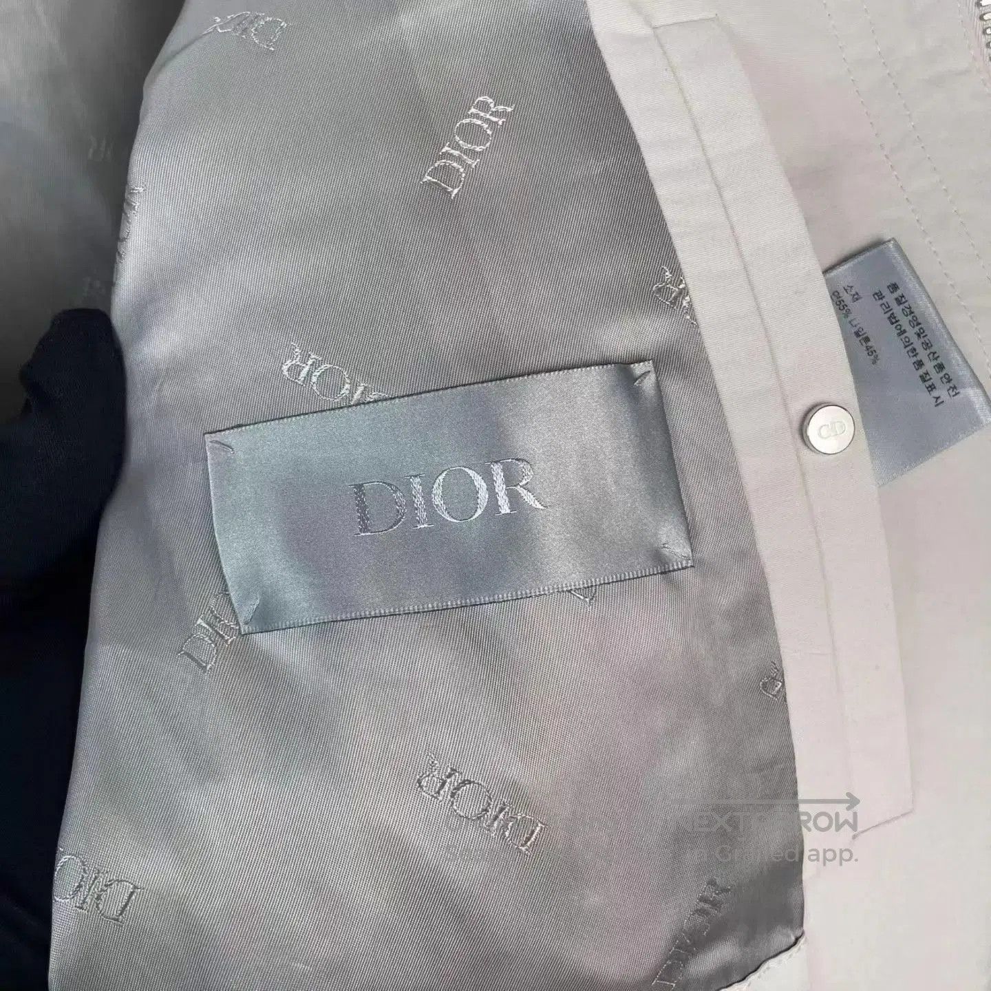 Dior Hooded Multi Color Light Jacket Size M. Size US M / EU 48-50 / 2 - 6 Thumbnail