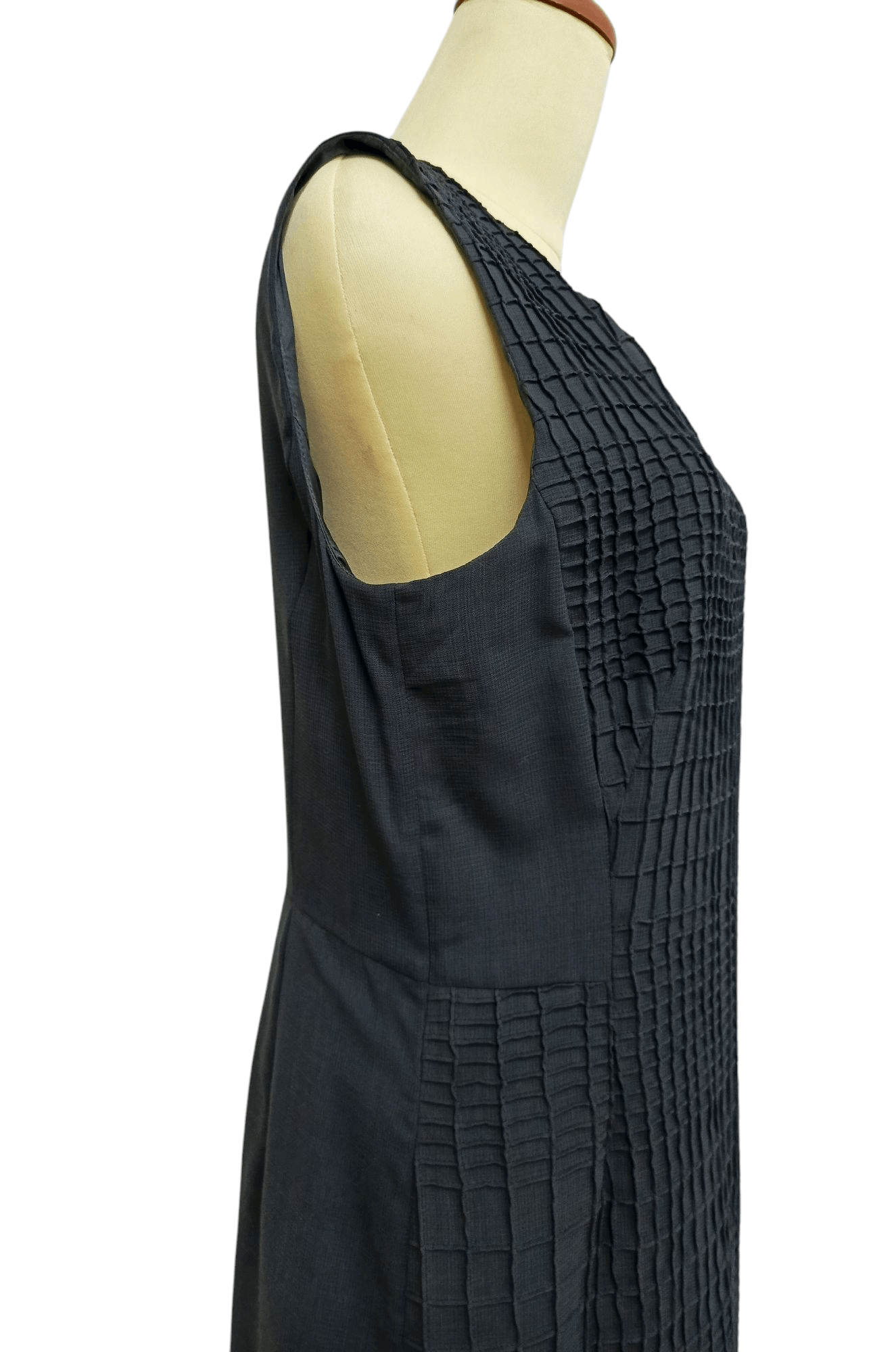 Akris AKRIS Textured Light Wool Sleeveless Dress Size M / US 6-8 / IT 42-44 - 6 Thumbnail