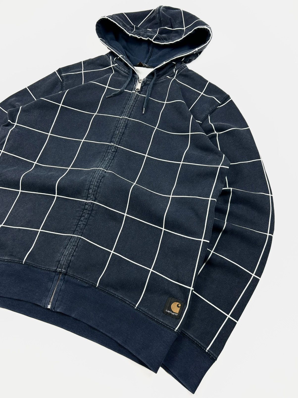 Carhartt Vintage Carhartt Hooded Fence Jacket Plaid Hoodie Y2K Size US L / EU 52-54 / 3 - 4 Thumbnail