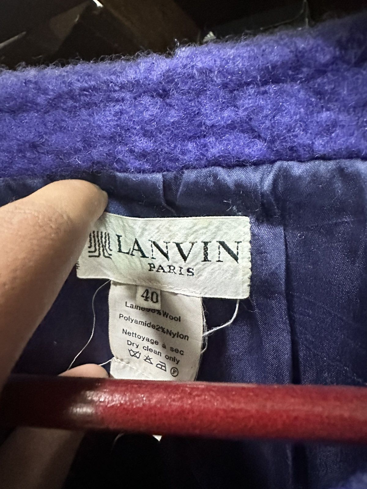 Lanvin Lanvin Paris Fleece Crop Top Coat Size S / US 4 / IT 40 - 6 Thumbnail