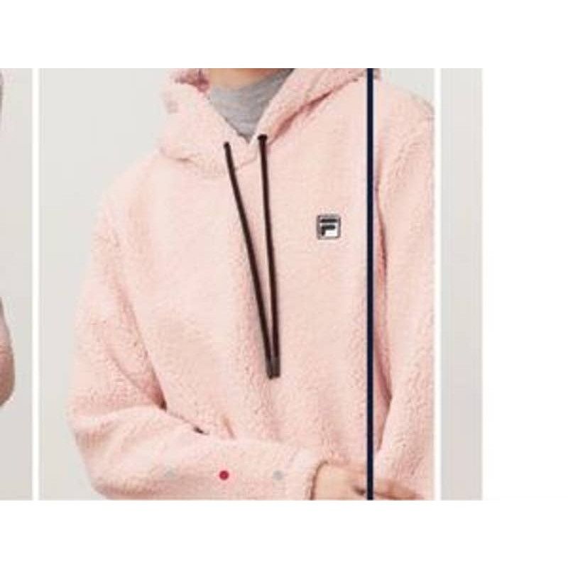 Fila FILA Pink Sherpa Pullover Women’s Hoodie Size S Size S / US 4 / IT 40 - 9 Thumbnail