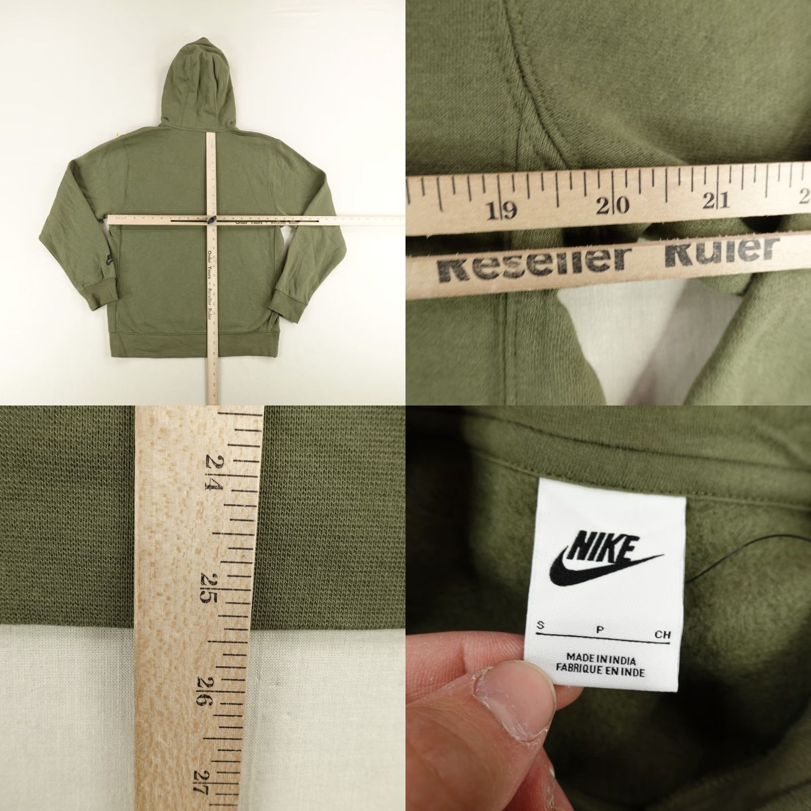 Nike Nike Hoodie Mens Small Green Graphic Club Fleece Pullover Sweatshirt Sweater Gym Size US S / EU 44-46 / 1 - 8 Thumbnail